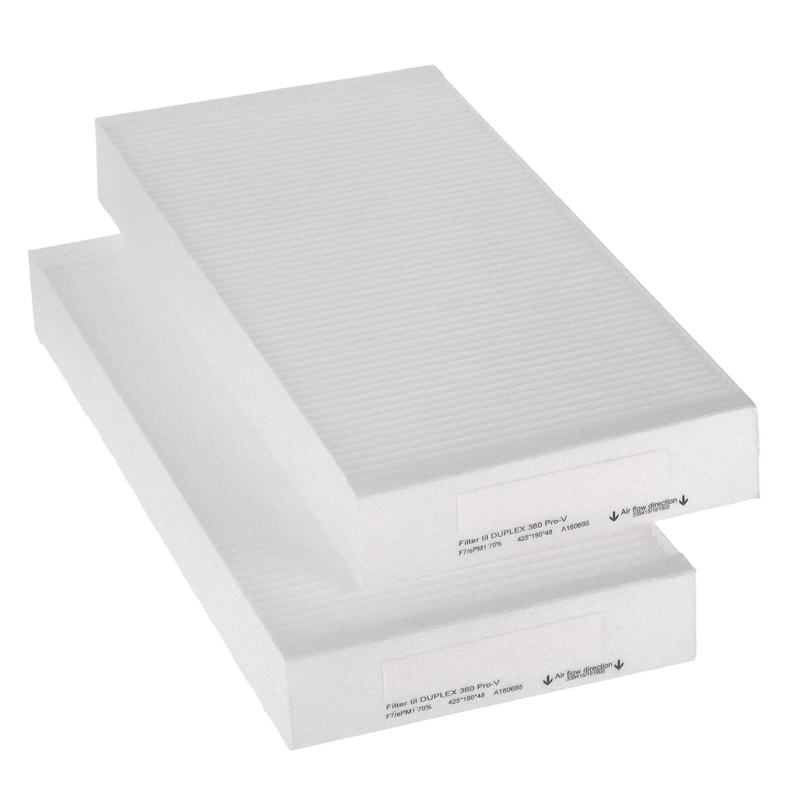 Atrea Duplex Pro-V 360 Filtersatz F7+F7 (Original) 425x190x48