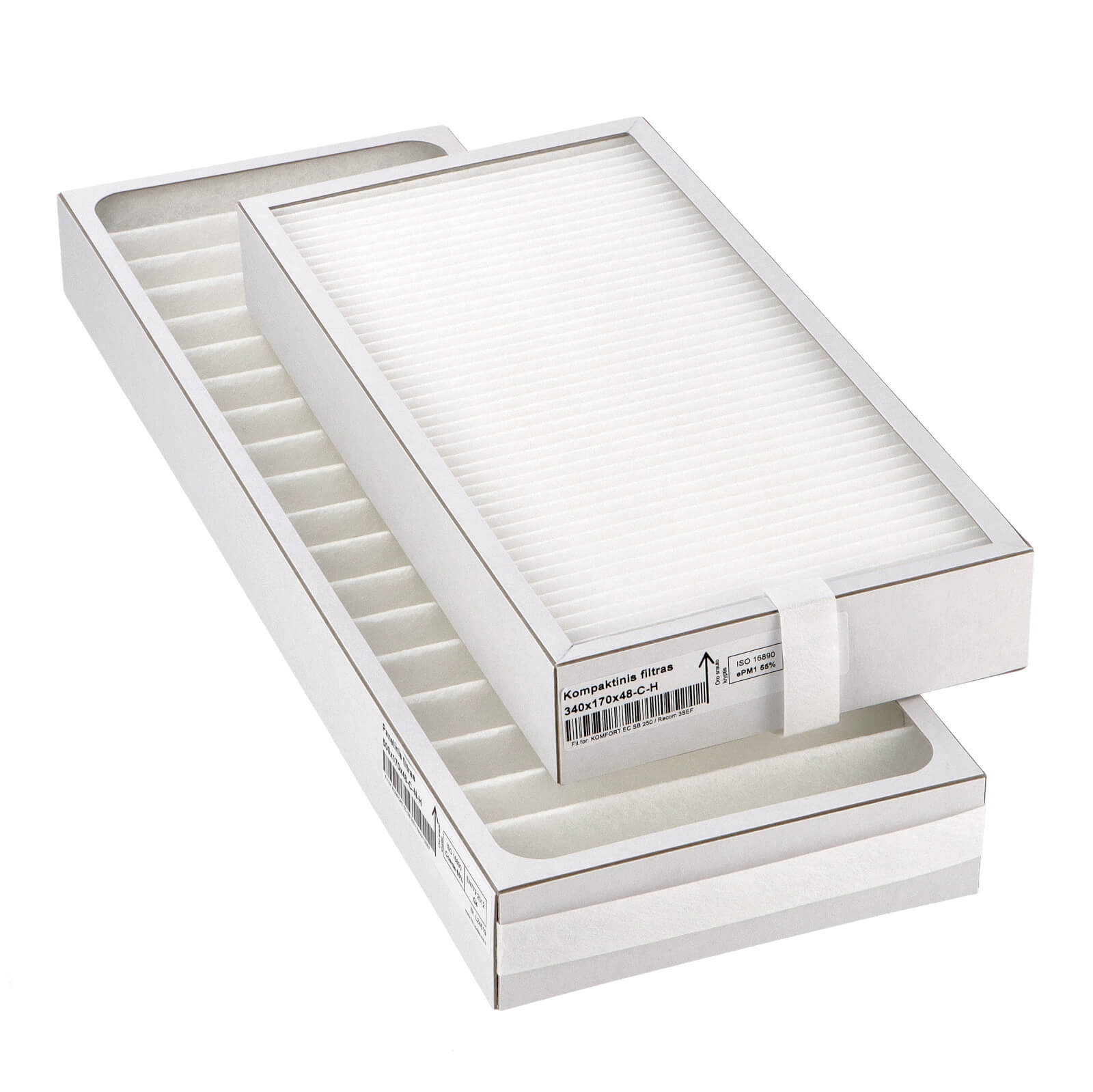 Recom 3SEF Filtersatz G4+F7 (Hausmarke) 500x170x48+340x170x48