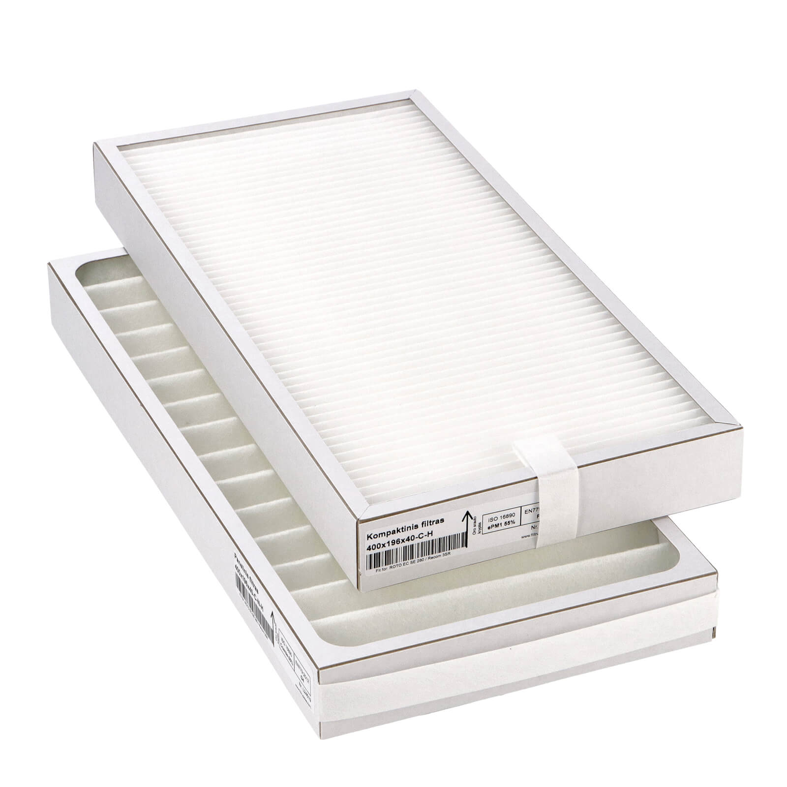 Recom 3SR Filtersatz G4+F7 (Hausmarke) 400x196x40