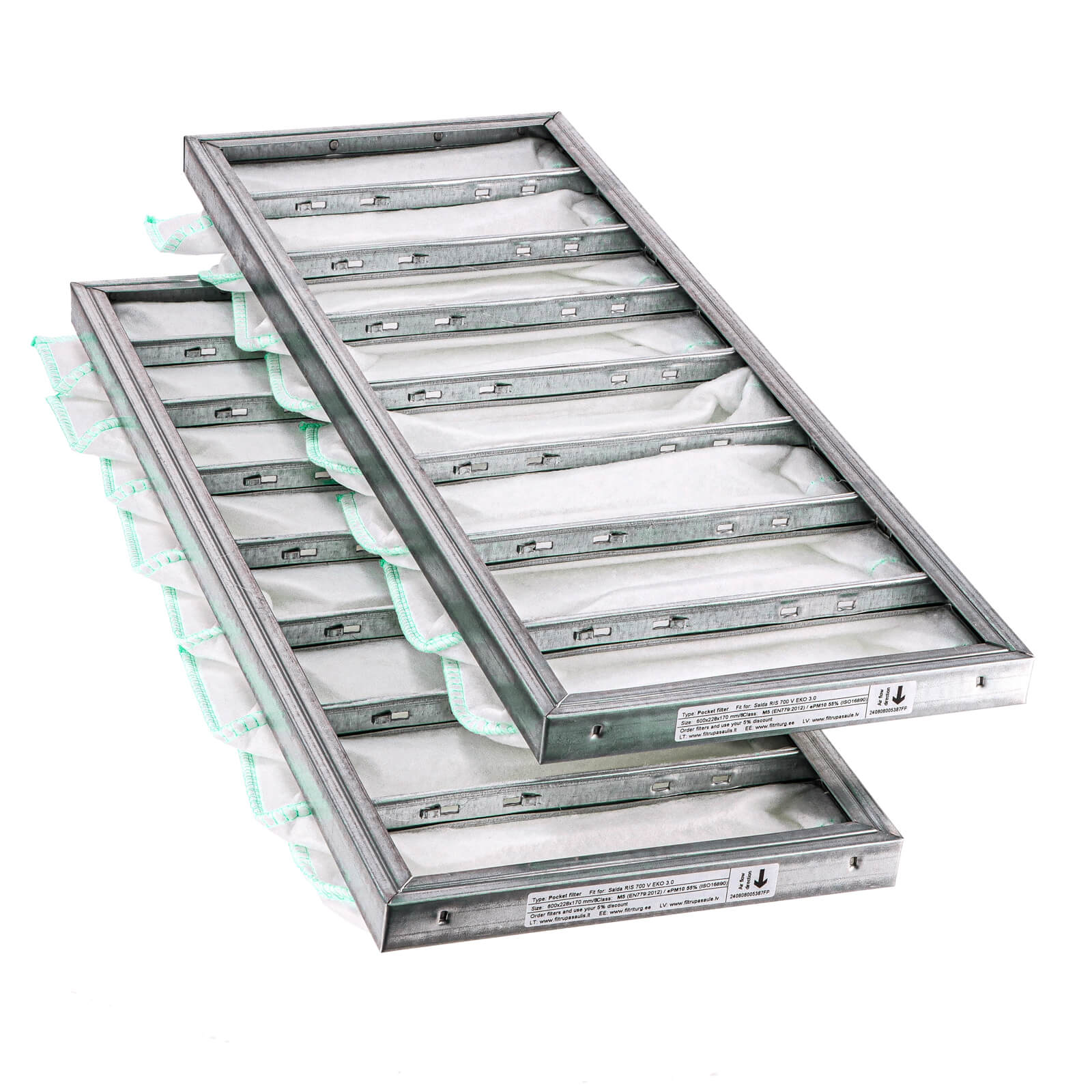 Salda RIS 700 V EKO 3.0 Filtersatz M5+M5 (Hausmarke) 600x228x170-8