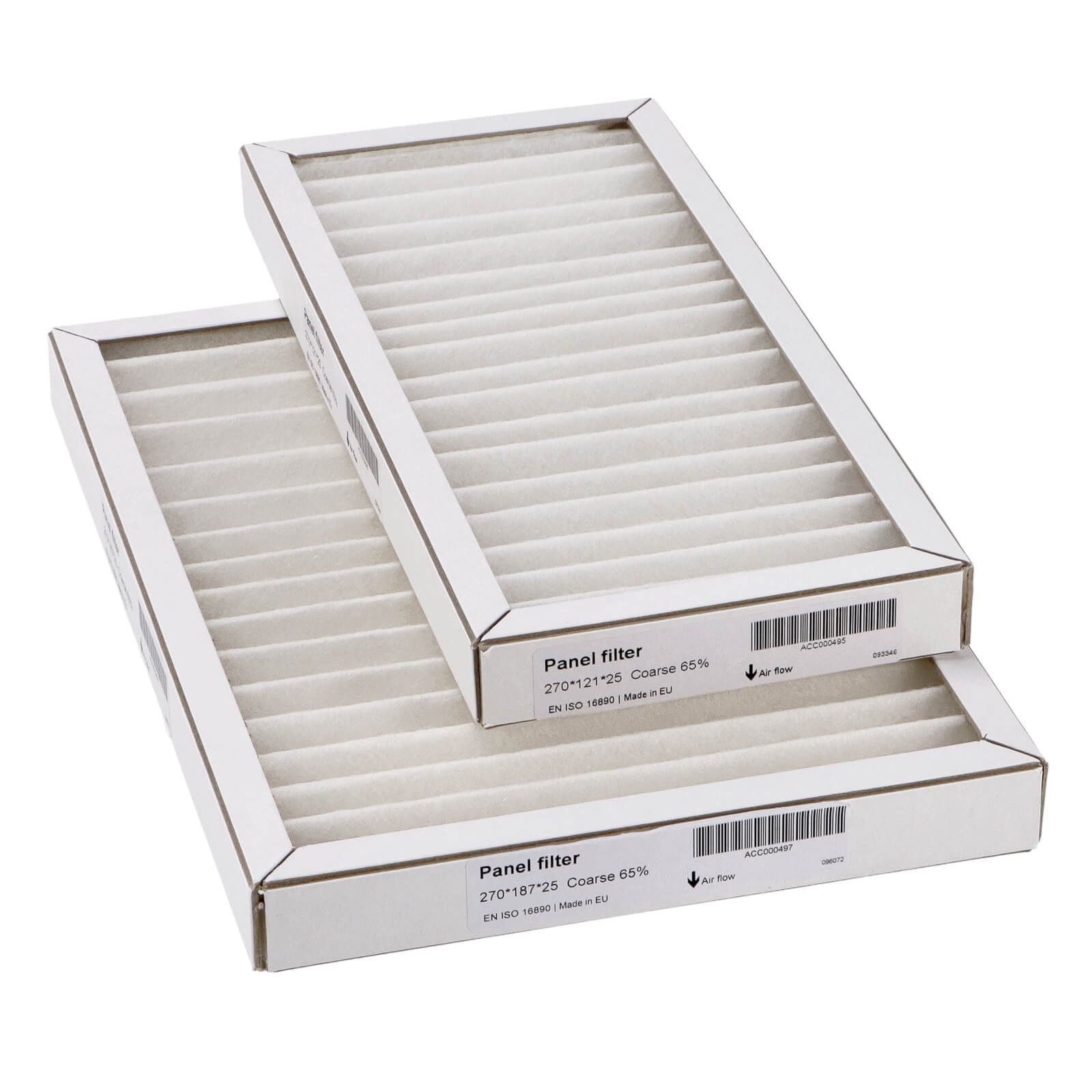 Salda Smarty 2X V filter set G4+G4 (original) 270x187x25+270x121x25