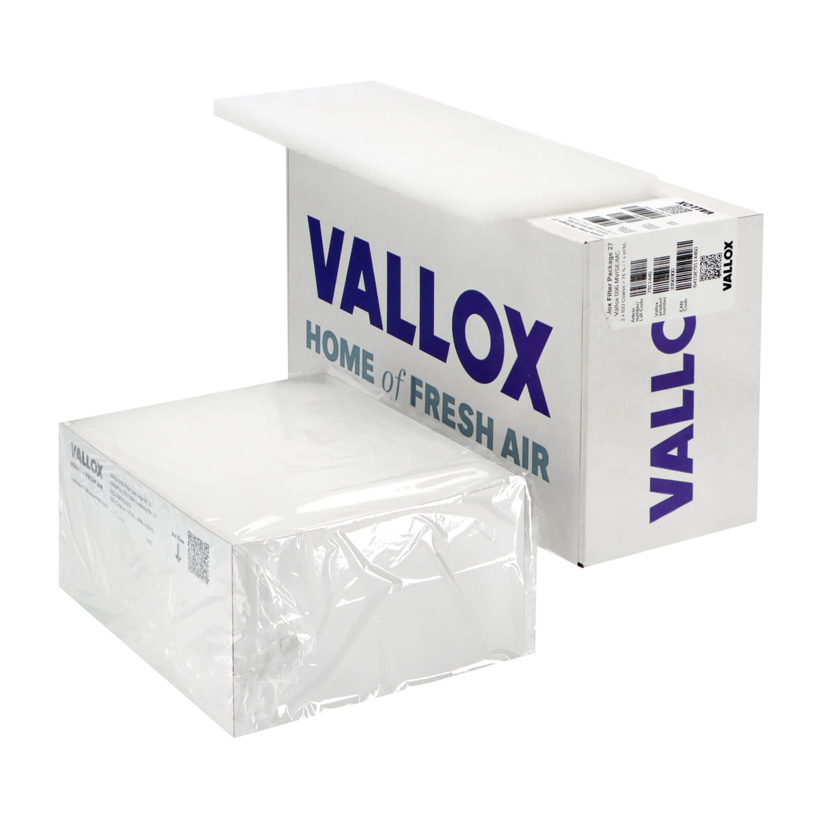 Vallox 096 MV-SE-SC - ValloPlus 270 Filtersatz Nr. 27 G4+G4+F7 (Original) 350x138x20 + 225x194x20 + 225x194x96